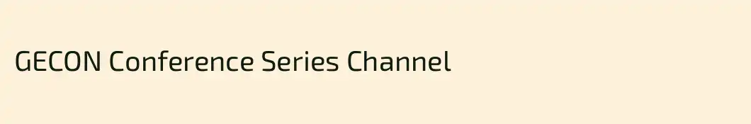 GECON Conference Series Channel
